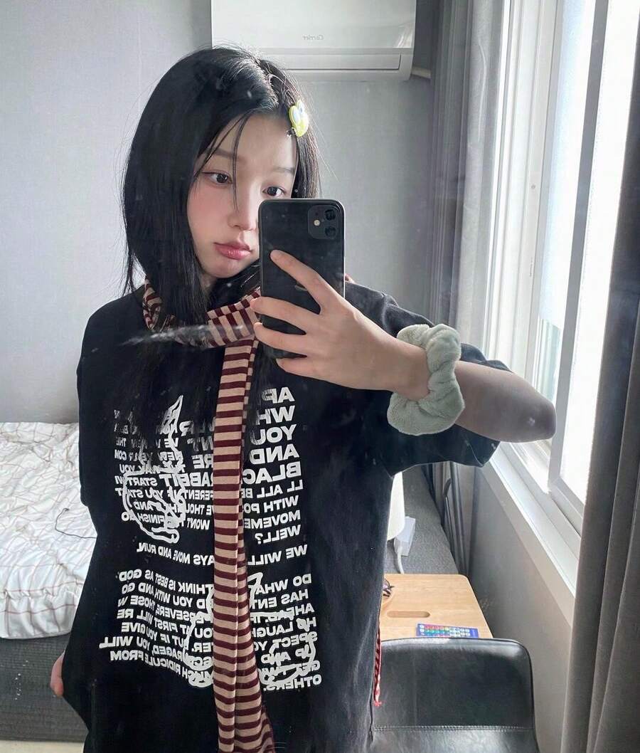 New Summer Short-Sleeved Cotton Printed Top, Stylish And Relaxed T-Shirt - Black - View 1