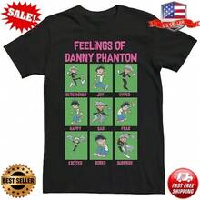 Danny Phantom Feelings Graphic T-Shirt S-5XLblusas para mujer playeras de mujer vestidos casuales para mujer y2k playeras deportivas para mujer verano camisetas ropa de mujer Fashion Perfect For Daily - Negro - Ver 6