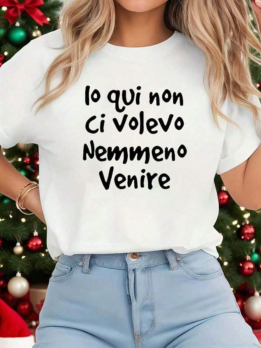 Camiseta de Mujer, Talla Grande, Camiseta de Manga Corta Blanca con Cuello Redondo y Estampado - Lavable a Máquina, Estilo Casual, Ajuste Cómodo, Diseño Moderno, Versátil para Uso Diario, Tela Suave, Estilo Y, Camiseta Básica de Manga Corta Casual para Mujer, Talla Estándar - Blanco - Ver 1