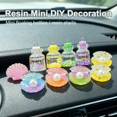 Đồ trang trí DIY mini sáng tạo nhiều màu sắc cho bảng điều khiển ô tô, búp bê trang trí gương chiếu hậu ô tô, phụ kiện ô tô, thích hợp cho bảng đồng hồ, bảng điều khiển trung tâm, gương chiếu hậu, gương lùi xe.