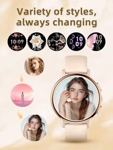LIGE New Round Dial Silicone Strap Smartwatch, Daily Waterproof, Multiple Sports Functions, Activity Tracking, Weather Forecast, Call Reminder, Customizable Dial, Fashion Multi-Function Sports Smartwatch For Men And Women - View 7