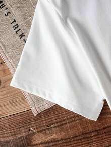 2026 Nueva Camiseta de Mujer DEAR MOLLY con Estampado Gráfico de Limones "Cuando la vida te dé limones, haz limonada", Camiseta Casual Retro con Estampado de Limones, Cuello Redondo y Manga Corta, Adecuada para Verano, Vacaciones y Uso Diario. - Blanco - Ver 4