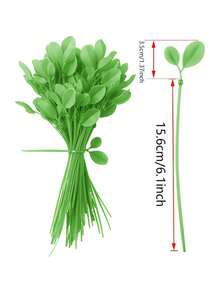 10/20 piezas Ataduras con forma de hoja con cierre automático, ataduras de cremallera de alta resistencia, adecuadas para interiores y exteriores, decorativas, ataduras de almacenamiento con hojas simuladas, decoración especial, uso extra largo para jardinería - Atado de hojas - Ver 8