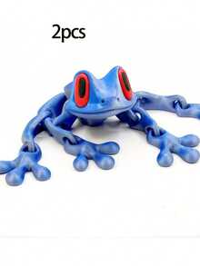 Movable Joint Frog Magnet, Movable Frog Small Sculpture, Durable Plastic Cartoon Refrigerator Magnet, Suitable For Refrigerator, Bedside Table, Chair And Office Decoration - Creative Gift, Fun Decoration, Car Dashboard, Refrigerator And Other Decorative Accessories - one-size - View 26