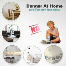 10-Pack Clear Silicone Corner Guards For Furniture, Transparent Soft Flexible Anti-Collision Table Corner Protectors, Slim Invisible Clear Design Blends Perfectly With Home Furniture Without Ruining Decor Style, Made Of Premium Soft Silicone Material With Cushioned Shock Absorbing Performance, Effectively Buffers Hard Sharp Corners To Reduce Collision Impact, Universal Fit Design Suitable For Table Cabinet Desk Bed Shelf And All Kinds Of Furniture Edges Corners, Easy Self-Adhesive Installation Firmly Attaches To Surface Without Residue After Removal, Lightweight Durable Reusable Daily Household Essential Cushion Covers For Indoor Home Living Room Bedroom Kitchen Apartment Daily Household Edge Cushion Application - A - View 12