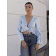 Azul y blanco