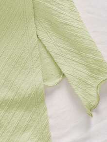 Top de tubo plisada de estilo elegante, romántico y elegante para uso diario, de color amarillo, adecuada para fiestas, vacaciones en la playa, vuelta al colegio, citas románticas, temporada de bodas, cumpleaños, Pascua, primavera/verano - Verde 2 - Ver 5