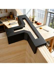 T-Shape Wood Corner Brace, Thickened 90 Degree Right Angle Fastener, Sturdy Furniture Reinforcement Accessory, Easy Installation Anti-Loosening, Suitable For Woodworking DIY/Cabinet/Shelf Assembly, Durable, Essential For Home Improvement - A - View 3