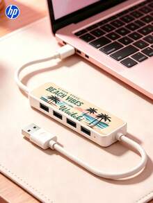 HP USB-C 多功能扩展坞，带 2.0 集线器，兼容苹果笔记本电脑，支持 4K 投影、PD 充电，四合一扩展坞（黑色、白色、米色、银色） - 查看 2