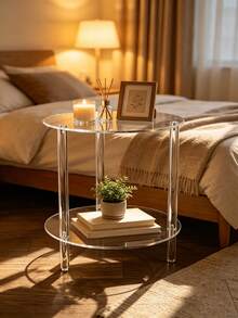 Estante transparente de acrílico para mesa, sofá, dormitorio, oficina, sala de estar, bañera, computadora, adecuado para diversos escenarios - Multicolor - Ver 5