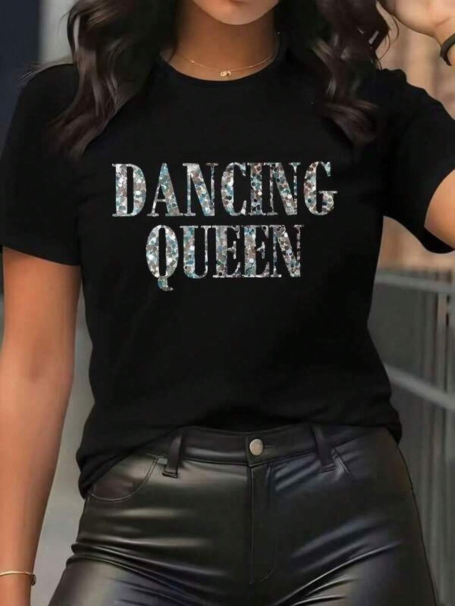 Women T-Shirts - Black - View 1