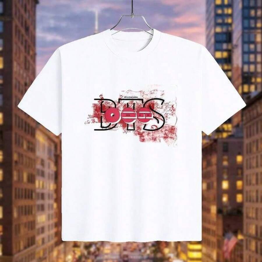 Camiseta de Mujer Inspirada en la Gira Mundial de Arirang, Camiseta de Algodón Ligero - Tejido Transpirable y Ligero con Gráficos Icónicos del Grupo de Ídolos Coreanos y el Logotipo de la Gira - Regalo Perfecto para Fans del ARMY en Cualquier Ocasión Ropa Hombre Cosas Para Hombre Ropa De Mujer Ropa Casual para Mujer Blusas Bonitas - Blanco - Ver 1
