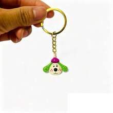 Gothic Style Girl Accessory, Unique Niche Design Cartoon Puppy Keychain, Versatile Cute Gothic Bag Charm, Alloy Keyring, All Year Round - Cute - View 6
