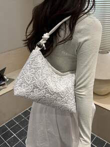 Nuevo Bolso de Hombro Versátil de Verano para Mujer, Ideal para Viajes Diarios y Uso Casual - Blanco - Ver 5