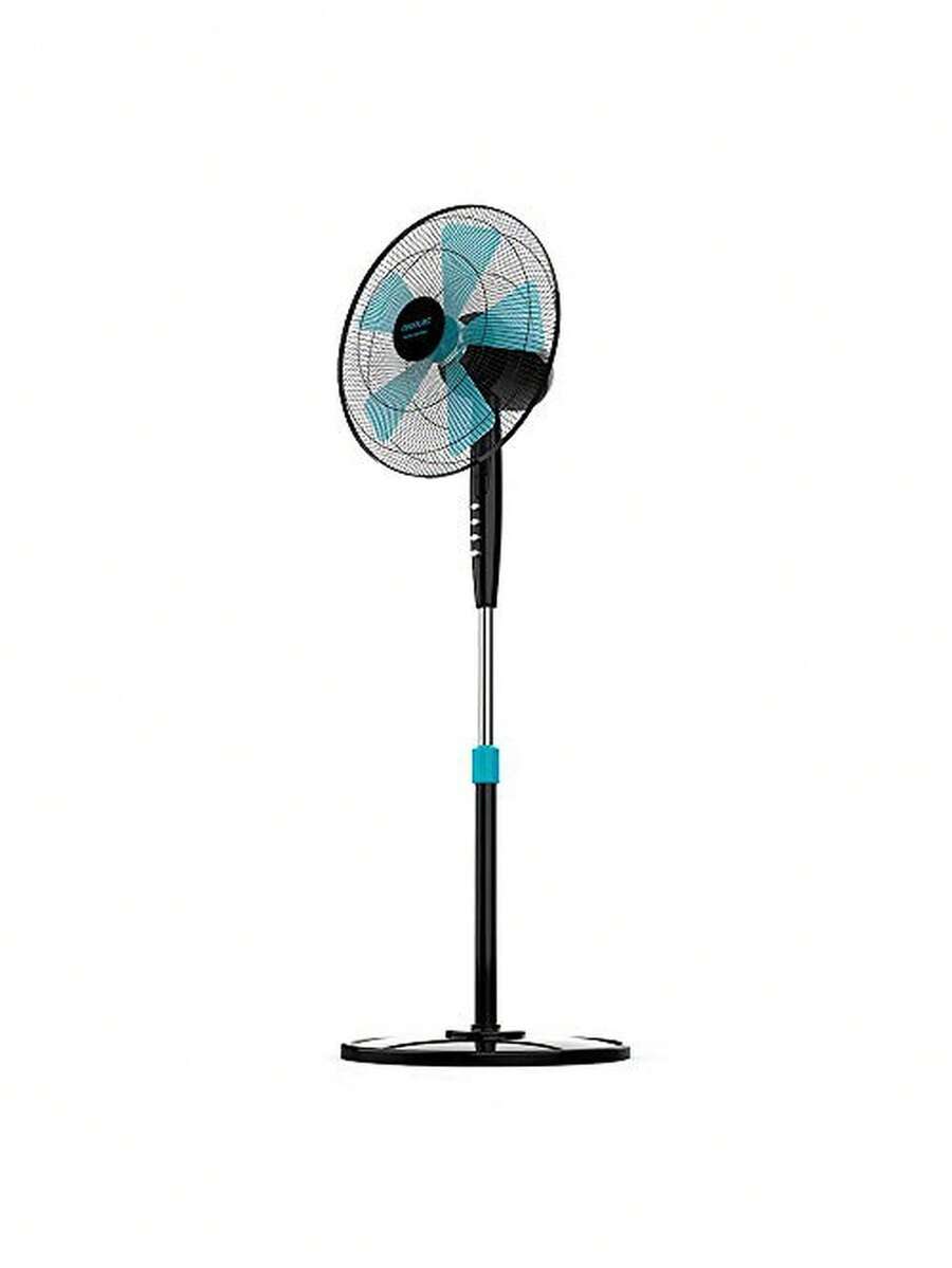 Cecotec EnergySilence 510 落地扇:40W 功率,5 x 40cm 扇葉,最大氣流,擺動功能,3 檔可調風速,高度可調範圍 110-130cm,高效銅芯電機,EnergySilence 技術實現靜音製冷,設計穩固底座並帶有防護格柵。 - 查看 1