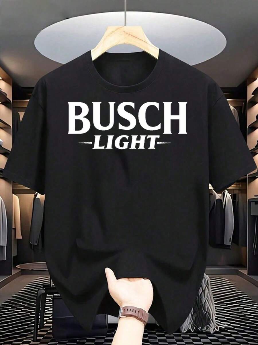 Summer Men's Short Sleeve T-Shirt, Ideal For Christmas Party, Valentine's Day And New Year Design, Machine Washable, Suitable For All Seasons, Available In Sizes L To 5XL, Loose And Comfortable. - Back - View 1