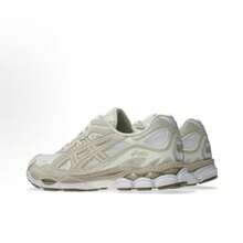 ASICS GEL-NYC Series 'White/Feather Grey' Comfortable Retro Durable Low-Top Casual Running Shoes, Unisex, Beige Brown - 1203A663-102 - Xem 3