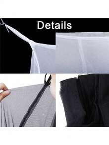 4-Post Bed Canopy, 4-Door Mosquito Net, Mosquito Net Bed Cover, Ceiling Hanging Mosquito Net, Round Dome Mosquito Net Single Door, Home Bedroom Palace Style Mesh Curtain, Mesh Bed Cover, Princess Bed Canopy Mosquito Net - Multicolor - View 7