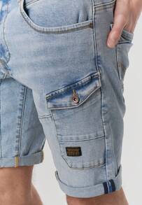 Koroshi Herren Outdoor Shorts - Babyblau - Übersicht 3