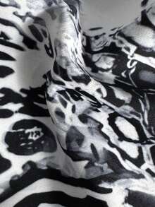 2025 Sexy Leopard Print Bikini Two Pieces Set, Retro Style For Women Vacation - White - View 6