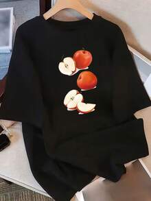 Women T-Shirts - Black - View 5