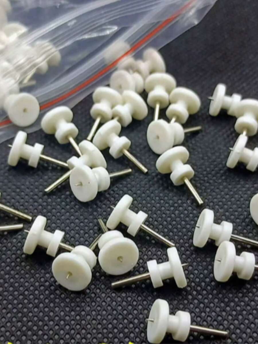 5/20/30pcs Heavy Duty Invisible Nail Hooks, No Drilling Required For Wall Mounting, Suitable For Hanging Frames, Home Photos, Artworks - White - View 1