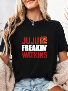 Camiseta de Mujer Juju Freakin Watkins Juju Watkins de Algodón Puro - Blanco 1 - Ver 7