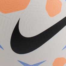 Nike PITCH Size 5 Ball, Machine-Stitched, Durable, Practical, Lightweight, PU, White/Orange, Unisex. - White Orange - View 4