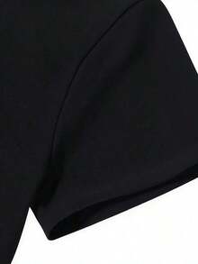 AlmacéN Local: Camisetas De AlgodóN Para Mujer - Joy Of Women'S Tops, Ropa Casual Elegante Para Halloween, T-Shirt Suave Y Transpirable, Ajuste Holgado Para Verano - Negro - Ver 7