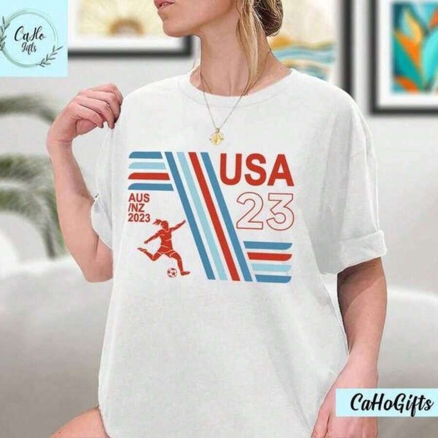 Sudadera de la selección femenina de EE. UU. para la Copa Mundial, Sudadera de la selección femenina estadounidense para la Copa Mundial de Fútbol, Sudadera con capucha de la selección estadounidense para la Copa Mundial. # webeleive, Fútbol Retro, uswnt - Negro - Ver 1