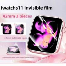 3pcs Applicable Watch Screen Protector Film For Apple Watch S11 S10 42/46mm, S9/S8/7 41mm/45mm, Soft Hydrogel Full Coverage Anti-Scratch Protective Film For Smart Watch - 3PCS - View 18