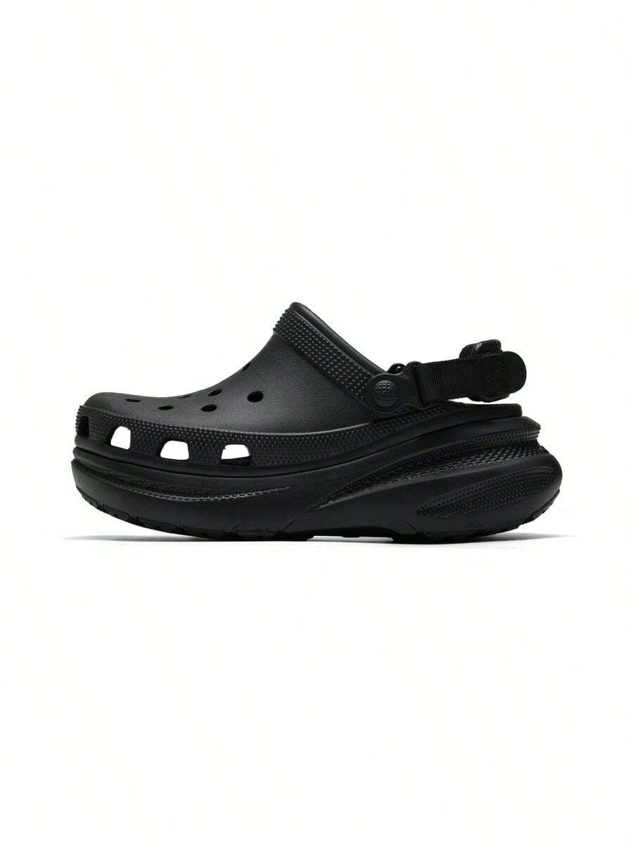 Crocs 女士运动凉鞋/拖鞋 蓬松木屐,2026夏季新款男女通用厚底闭趾沙滩拖鞋 213448-001 - 213448-001 - 查看 1