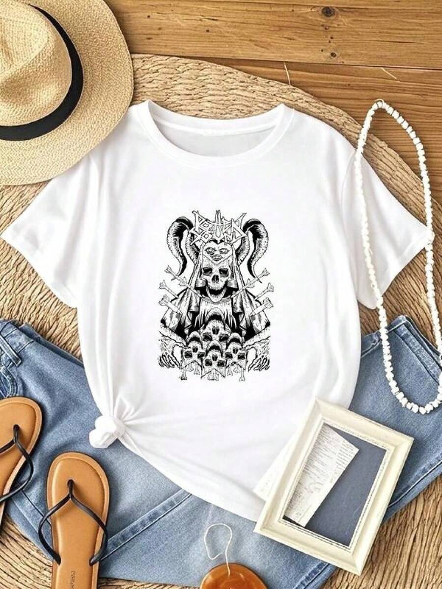 Camiseta informal de mujerWomen T-Shirt Print Rotten Sound Heavy Grindcore Band Men's T-Shirt Medium Vintage Graphic Print Tee,Camisetas para hombre, camisetas para niños, camisetas con estampado de gatos y perros, camisetas para uso diario, camisetas de apoyo a la Copa del Mundo, camisetas de la Copa del Mundo 2026, camisetas estampadas, ropa de Pascua, - Blanco - Ver 1