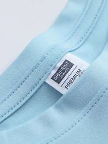 2PCS Women's 2026 Summer New High Stretch Polyester Fitted Crop Top & Cotton Drawstring Shorts Set, Varsity Style "Brooklyn New York EST.1998" Letter Print Casual Loungewear Outfit, Elastic Waist, Breathable & Soft Two-Piece Set With Pockets, Ideal For Daily Wear, Lounging, Casual Outings, Campus & Summer Street Style, Perfect Gift For College Aesthetic Fans, New York Print Lovers & Casual Outfit Enthusiasts, Multiple Colors Available - 藍+白 - 查看 5