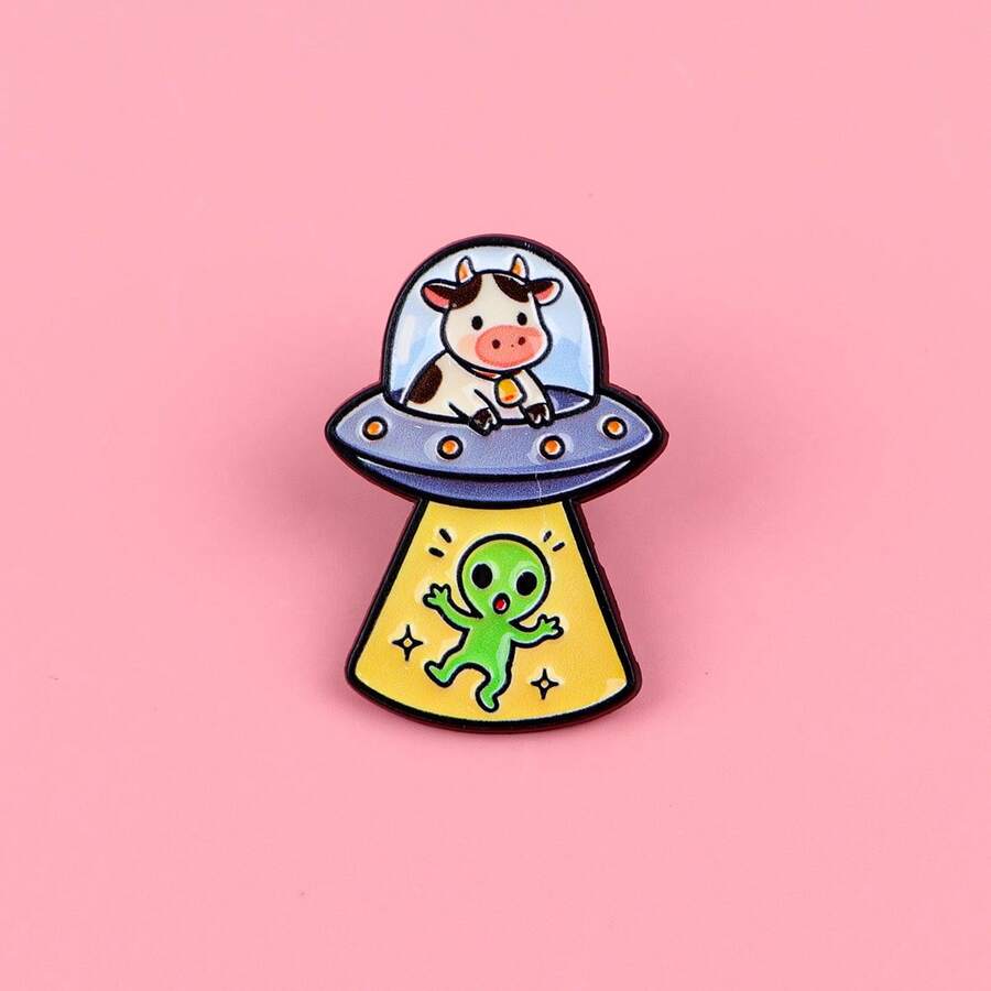 Enamel Lapel Pin Brooch Badge For Backpack Bag Cool Decoration Friend Gift