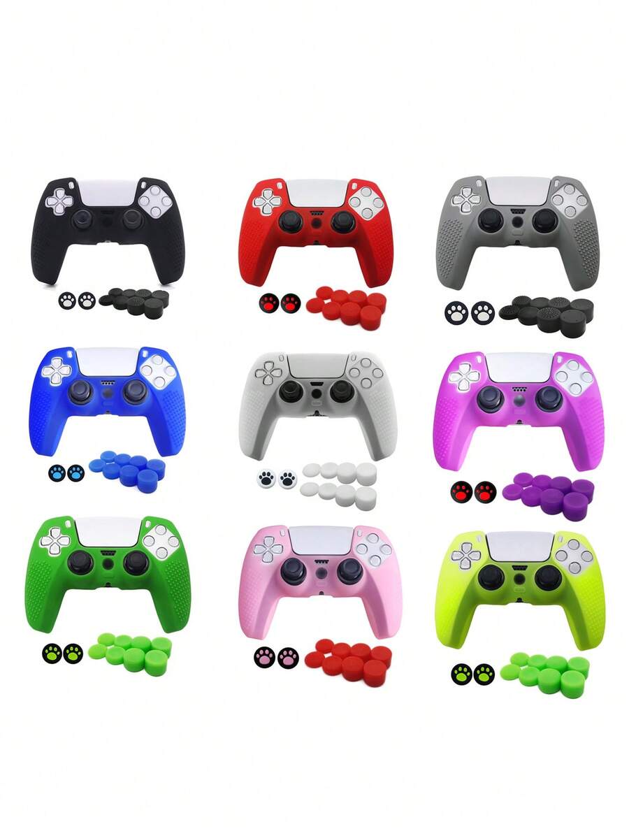 5 手柄保护套,防滑设计,防汗,防刮擦,防尘,提升游戏体验 - 查看 1
