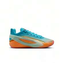 Nike JORDAN LUKA 5 LIFE BG Sports Cushioning Performance Basketball Shoes For Big Kids - Blue/Orange/Green - View 2