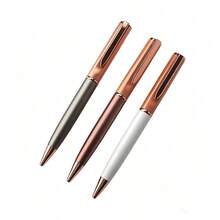 Bút bi mạ vàng hồng sang trọng, bút ký văn phòng phẩm, bút viết xoay được, quà tặng văn phòng phẩm cho nam và nữ. - JJ - Xem 7