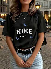 Women T-Shirts - Black - View 4
