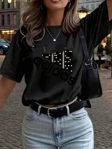 Women T-Shirts - Black - View 6