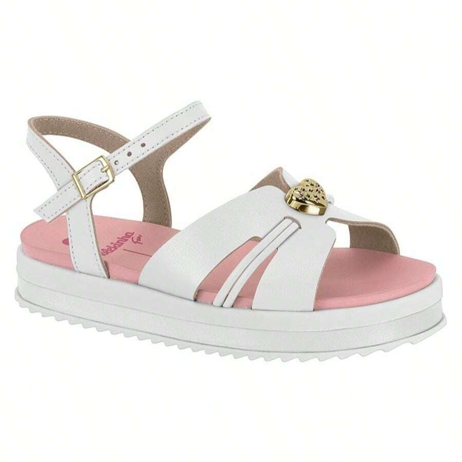 Girls' Molekinha Flatform Sandal 23051574 - WHITE NAPA 23051574 - 查看 1