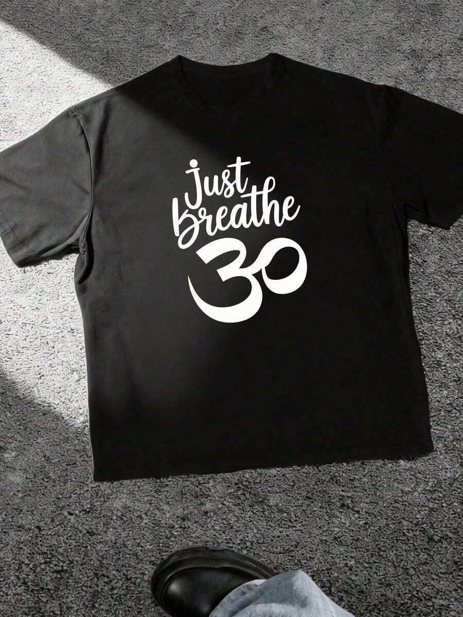 Women'S Casual Crew Neck Sweatshirt With Just Brea_2-3Pure-Cotton - Negro 2 - Ver 1