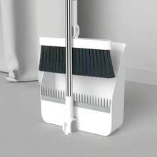 Bộ chổi và hốt rác dày dặn, trong suốt, cao cấp, dùng trong gia đình, bán sỉ chổi quét nhà, hốt rác, bộ chổi và hốt rác - Chổi nhiều màu - Xem 2