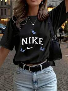 Women T-Shirts - Black - View 6