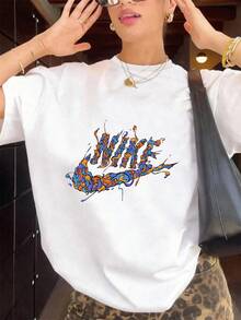 Dam-T-shirts - Vitt - Visa 3