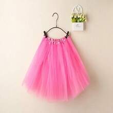 Women's Vintage Summer Tulle Skirt, Elegant Adult Ballet Dancewear, Party Costume, Dance Dress, Mini Skirt - 佩什 - 查看 1