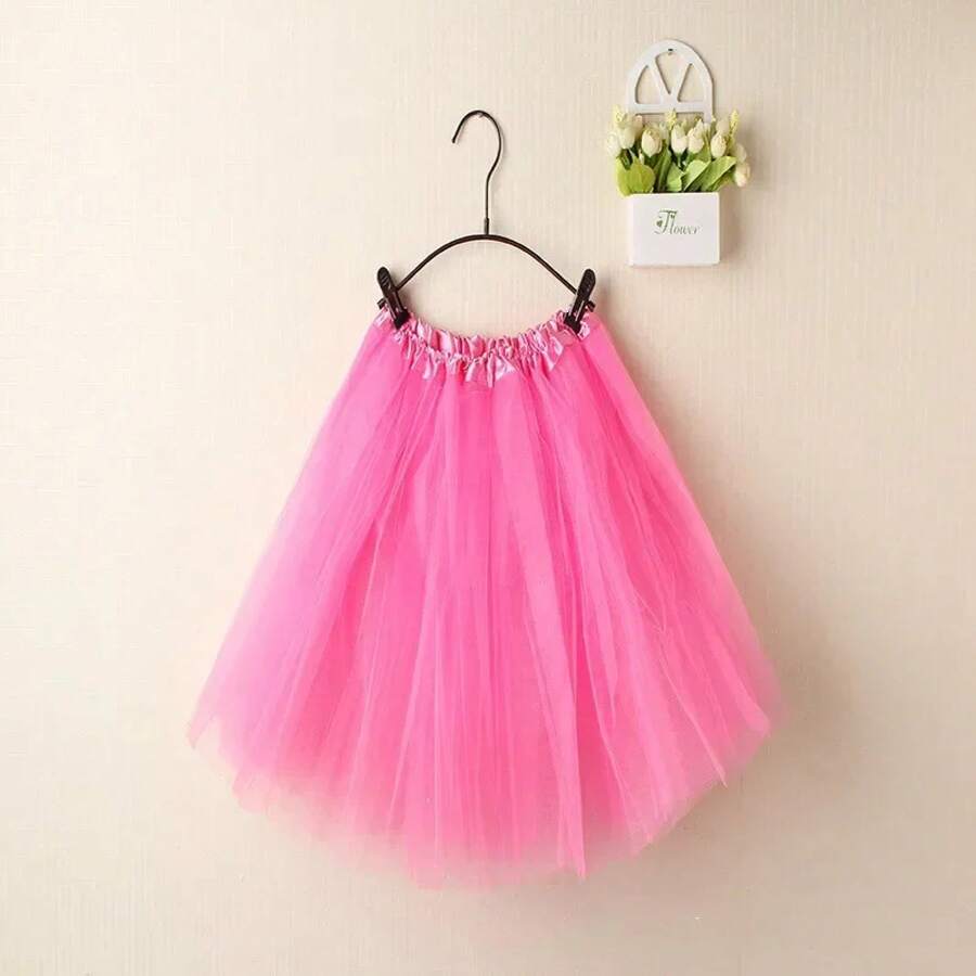 Women's Vintage Summer Tulle Skirt, Elegant Adult Ballet Dancewear, Party Costume, Dance Dress, Mini Skirt - 佩什 - 查看 1