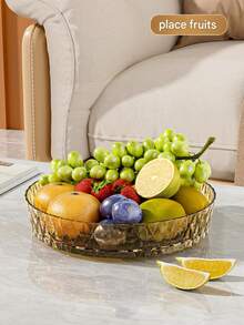 Bandeja giratoria multifuncional para almacenamiento de especias en la cocina, bandeja para servir frutas y aperitivos en la sala de estar - Multicolor - Ver 3