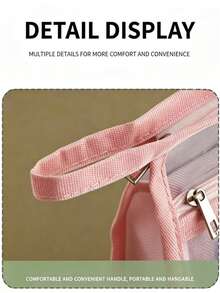 Thickened Nylon Mesh Document Bag, Hot-Selling A4 Double-Layer Large Capacity File Storage Bag, Transparent Visible Zipper Document Pouch, Student Exam Paper Bag, Textbook & Homework Organizer Bag, Office Document & Archive Classification Bag, Waterproof Wear-Resistant Portable Handheld Zipper File Bag - Multicolor - View 9