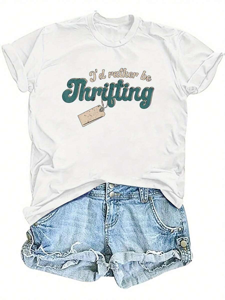 Preferiría una camiseta de mujer de segunda mano para el verano, de manga corta, cuello redondo informal, ligera y elástica, adecuada para el uso diario casual, cómoda y bien ajustada. - Blanco - Ver 1